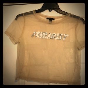 Cute little sheer shirt 👚